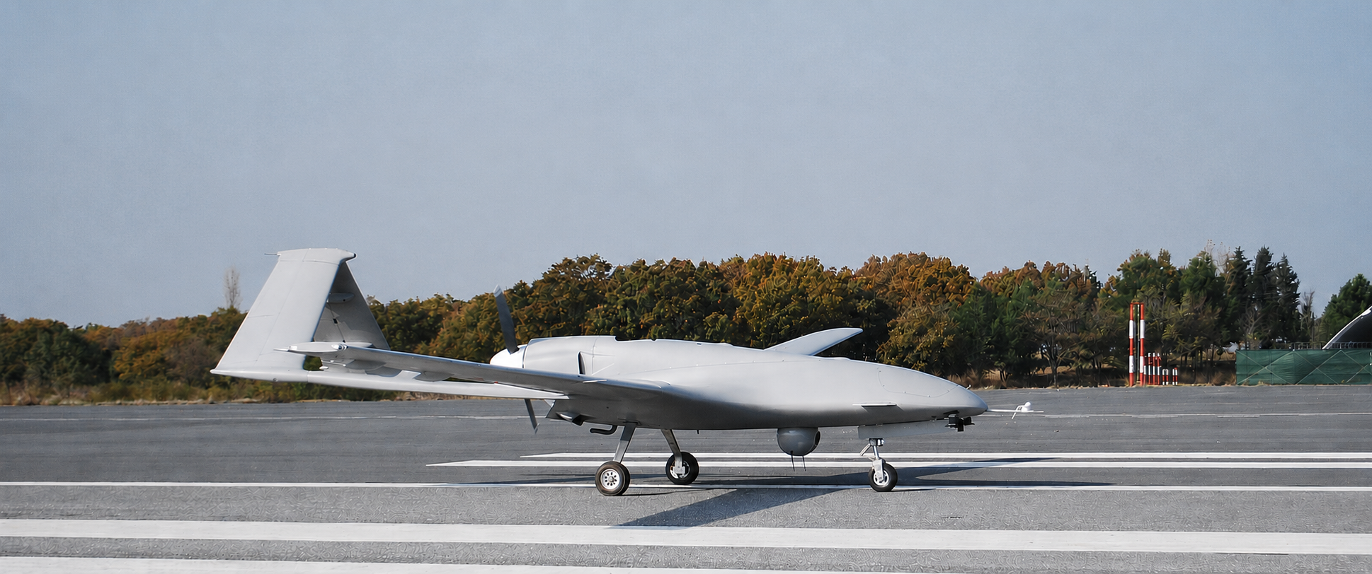 Fixed-wing UAV equipped with A-Tech AH01 airspeed module